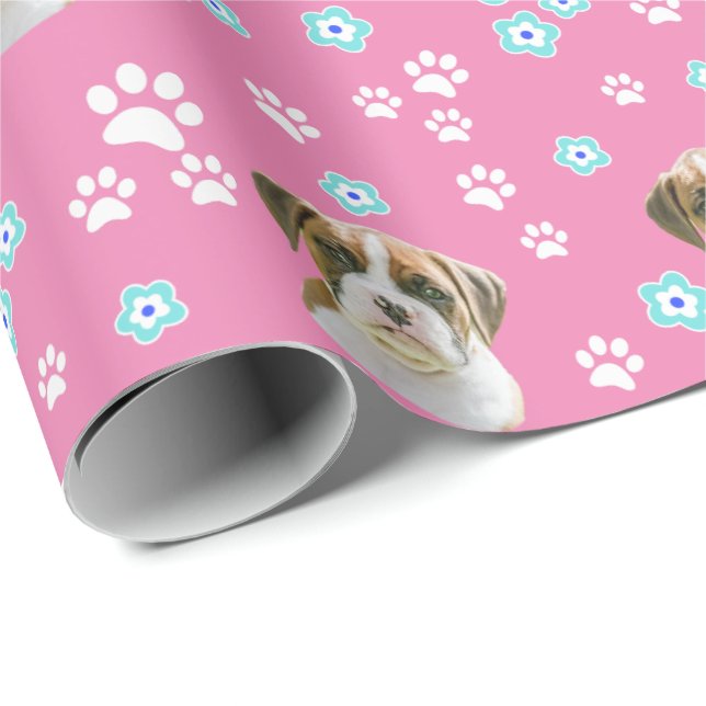 Fawn Boxer Dog Wrapping Paper (Roll Corner)
