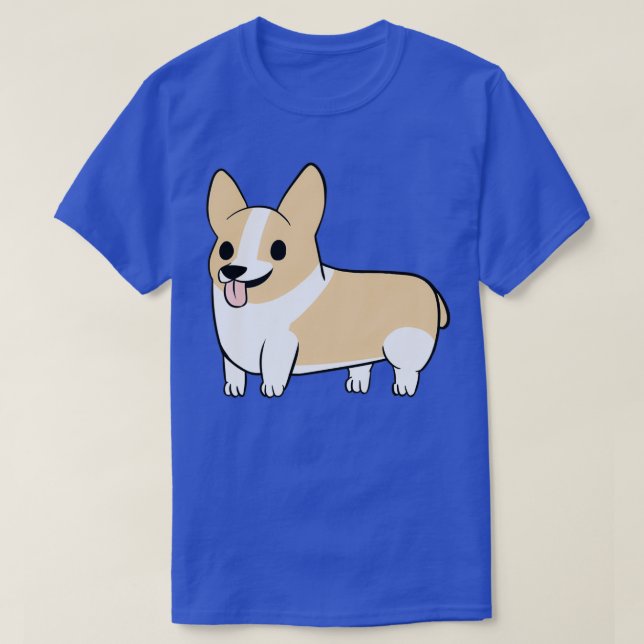 Fawn Corgi T-Shirt (Design Front)