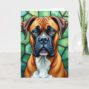 Fawn Dog Fathers Day Art Card