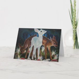 Fawn Faery Ring Greeting Card