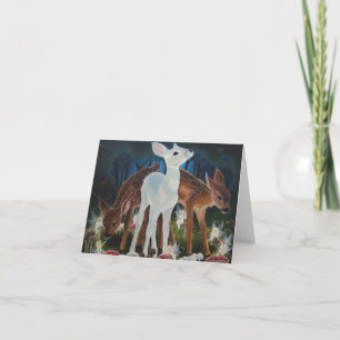 Fawn Faery Ring Note Card