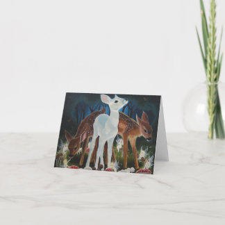 Fawn Faery Ring Note Card