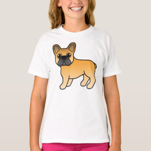 Fawn French Bulldog Cute Cartoon Dog T-Shirt