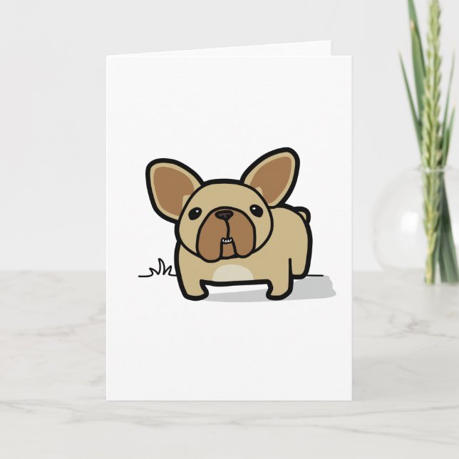 Fawn Frenchie Card (Front)