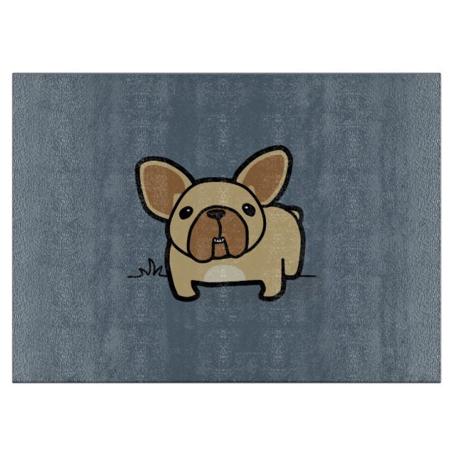 Fawn Frenchie Cutting Board (Front)
