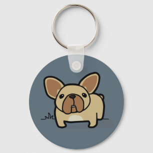 Fawn Frenchie Key Ring