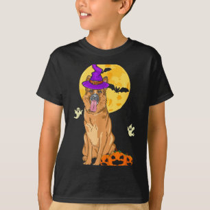 Fawn German Shepherd Witch Halloween Costume Dog T-Shirt