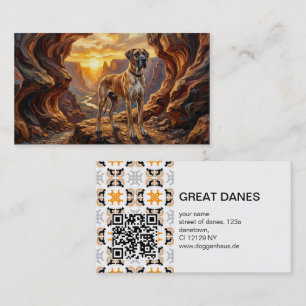Fawn Great Dane  Business Card