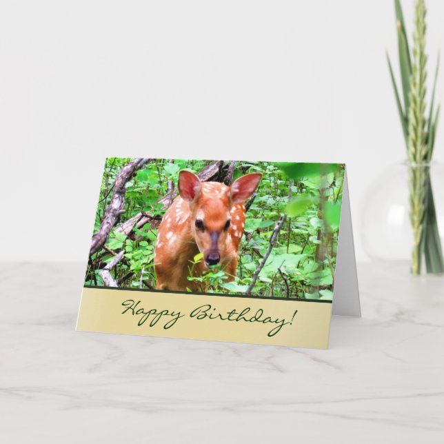 Fawn Greeting Card (Front)