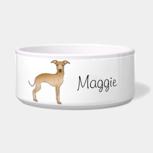 Fawn Italian Greyhound Cartoon Dog With A Name