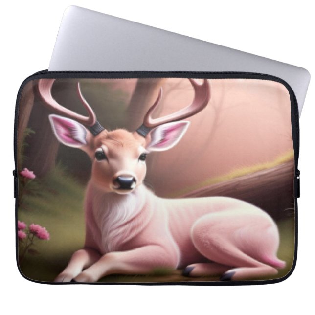 Fawn  laptop sleeve (Front)