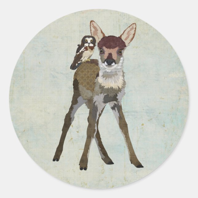 FAWN & OWL Sticker (Front)