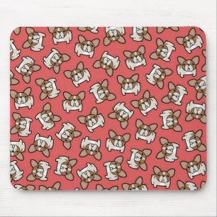 Fawn Pied Frenchies Mouse Mat