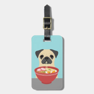 Fawn Pug Luggage Tags