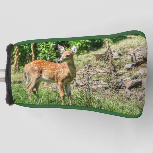 Fawn Puzzle Golf Head Cover (Front)