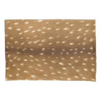 Fawn Skin Deer Hide Print Pillowcase