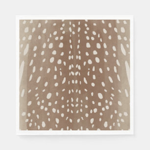 Fawn Spots Baby Deer Animal Print Pattern Napkin