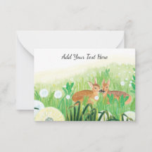 Fawns in Tall Grass Customisable