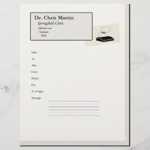 Fax Machine Cover Letter Custom Personalised