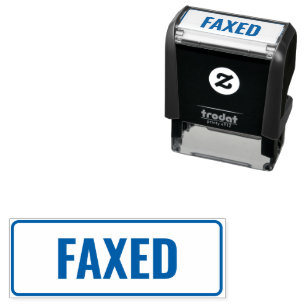 Faxed Business Office Self-inking Stamp