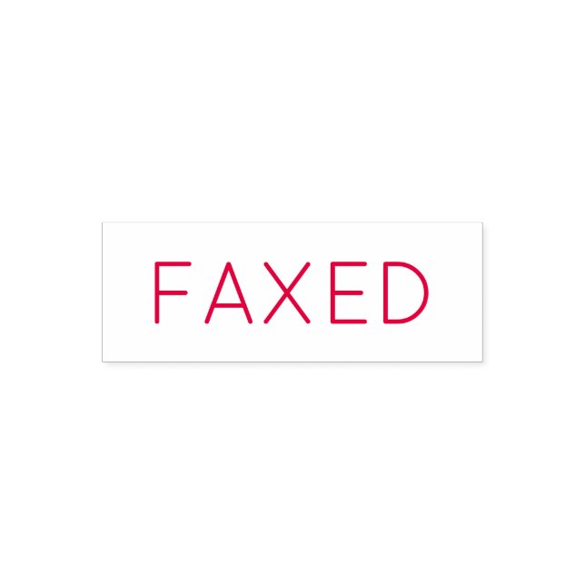 FAXED self inking office stamp (Design)