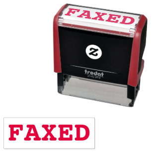 Faxed Self-inking Stamp