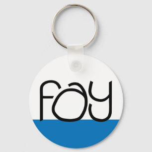 Fay black Keychain