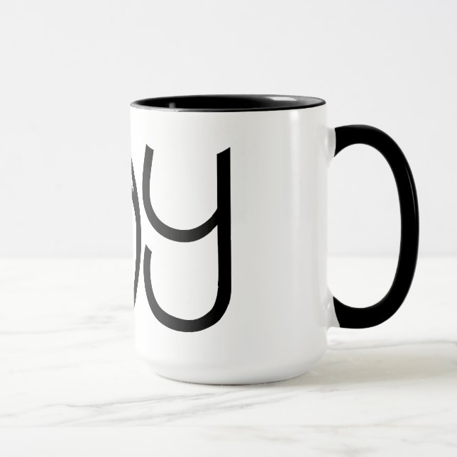 Fay black Mug (Right)