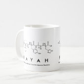 Fayah peptide name mug (Front Left)