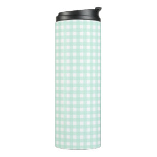 Faye and Lauren Green Gingham Thermal Tumbler