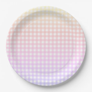 Faye and Lauren Ipanema Gingham Paper Plates