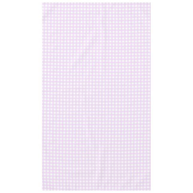 Faye and Lauren Purple Gingham Tablecloth (Front)