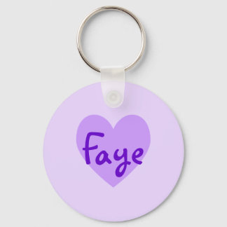Faye in Purple Key Ring