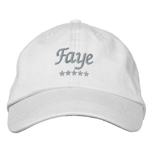 Faye Name Embroidered Hat