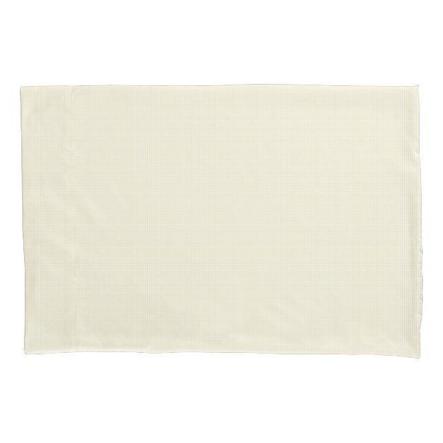 Faye Yellow Gingham Pillowcase (Front)