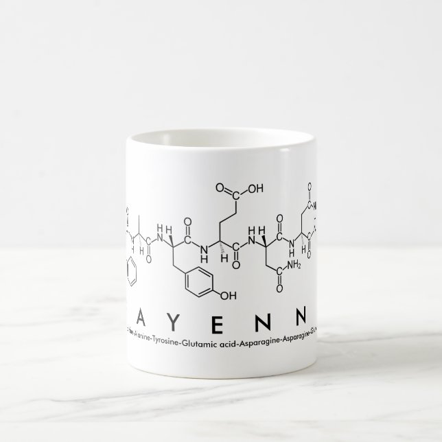 Fayenne peptide name mug (Center)