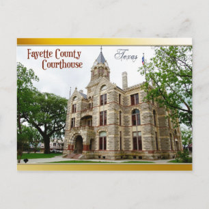 Fayette County Courthouse, La Grange, Texas Postcard