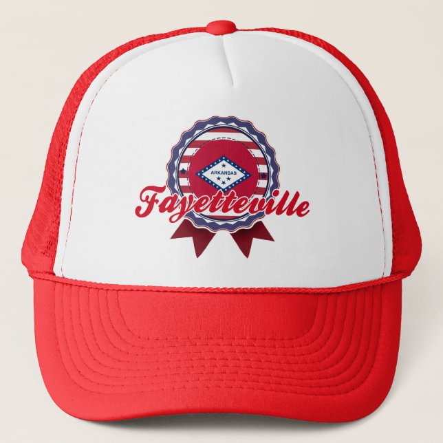 Fayetteville, AR Trucker Hat (Front)
