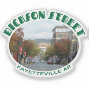 Fayetteville Arkansas Dickson Street with photo