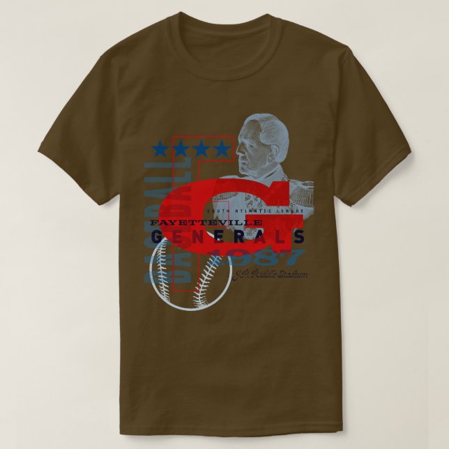 Fayetteville Generals T-Shirt (Design Front)