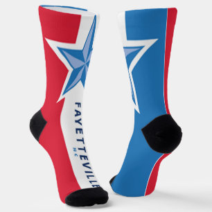Fayetteville (North Carolina) city flag Socks