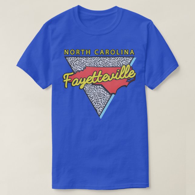 Fayetteville North olina Triangle Nc City  8 T-Shirt (Design Front)