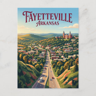 Fayetteville USA Postcard