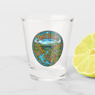 Fayetteville, West Virginia West Virginia Shot Glass