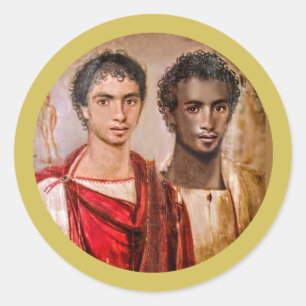 Fayum Lovers Ancient Egypt Roman Period Sticker