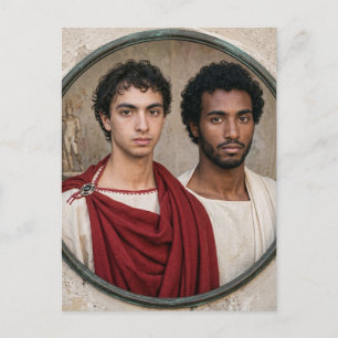 Fayum Lovers ... Roman Period Egypt Postcard