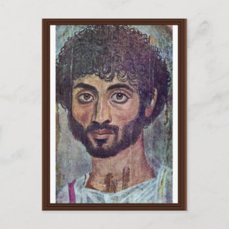 Fayum Mummy Portrait From By Römisch-Ägyptischer Postcard