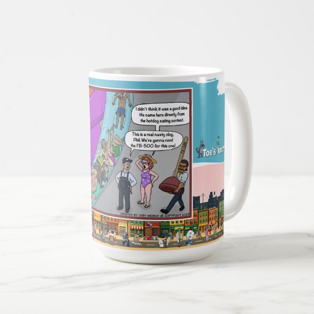 FB-500 | Absurd Visual Humor Classic Coffee Mug (Front Right)