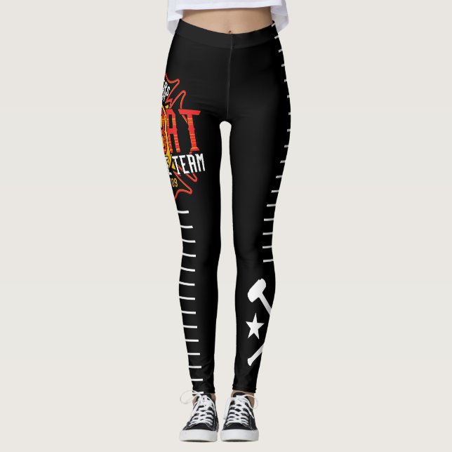 FB Combat Challenge Women's Leggings BLACK (Front)