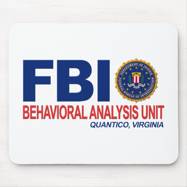 FBI BAU Criminal Mouse Mat (Front)